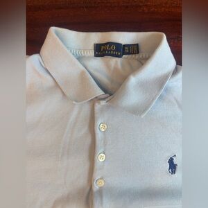 Ralph Lauren Polo Dress Light Blue Pony Logo Short Sleeve Size XL
